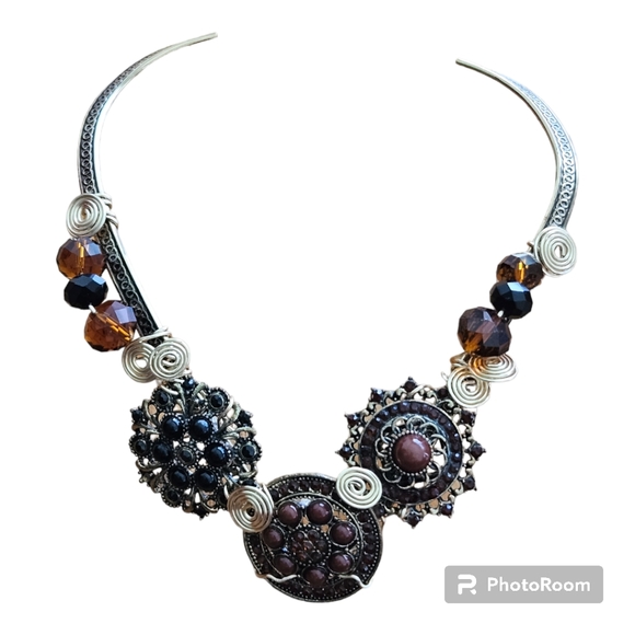 Vintage Gold Tone Neck Collar by Best - Picture 2 of 7